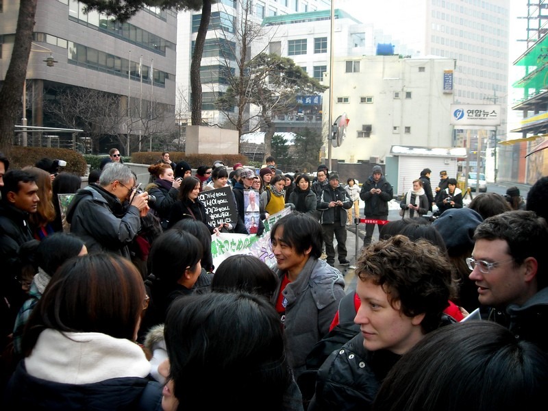 Seoul, Korea: Comfort Women Wednesday Protest, Japanese Embassy