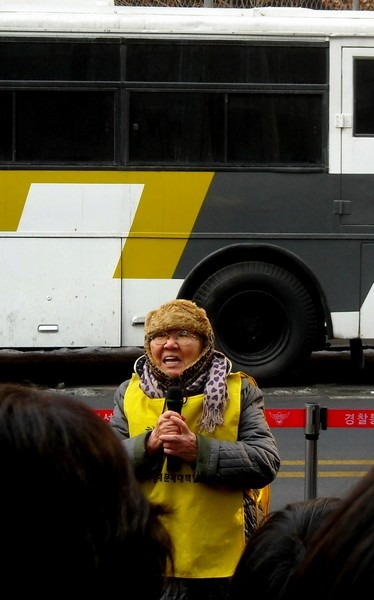 Seoul, Korea: Comfort Women Wednesday Protest, Japanese Embassy