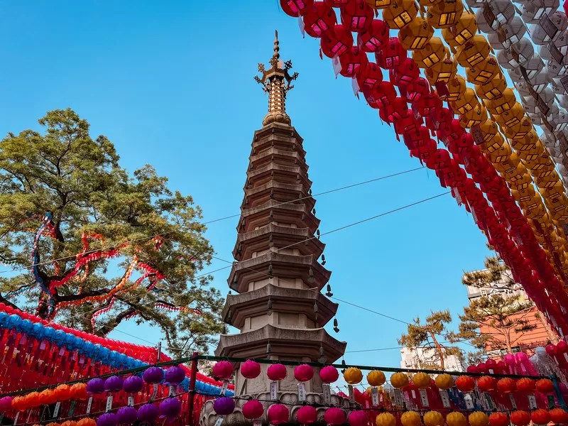 Jogyesa Temple (조계사), Insadong, Seoul, Korea