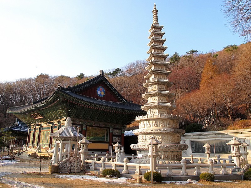 Mangwolsa Temple, Namhansanseong Fortress (남한산성도립공원), Seoul, Korea