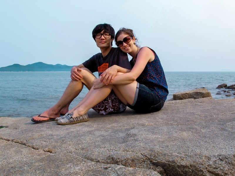 Seonnyeo Rock Beach (선녀바위해수욕장), Incheon, Korea; Hallie and Jae-oo