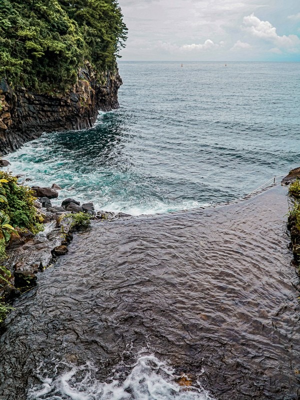 Jeongbang Waterfall, Jeju Island, Korea