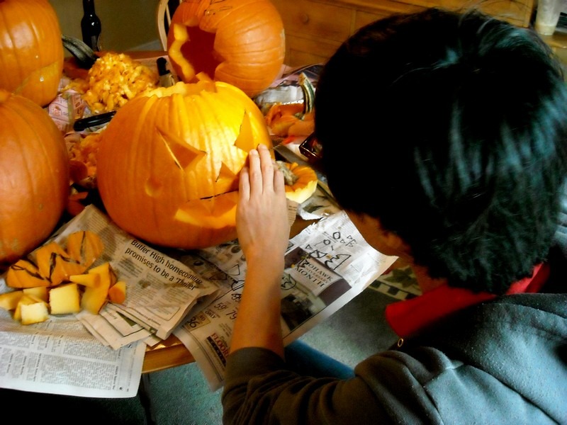 A Korean's first Halloween, Ohio, USA