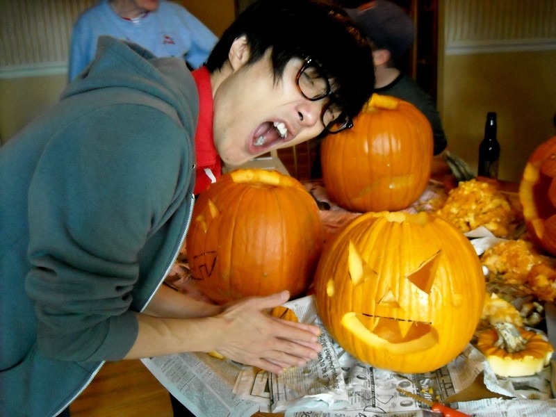 A Korean's first Halloween, Ohio, USA