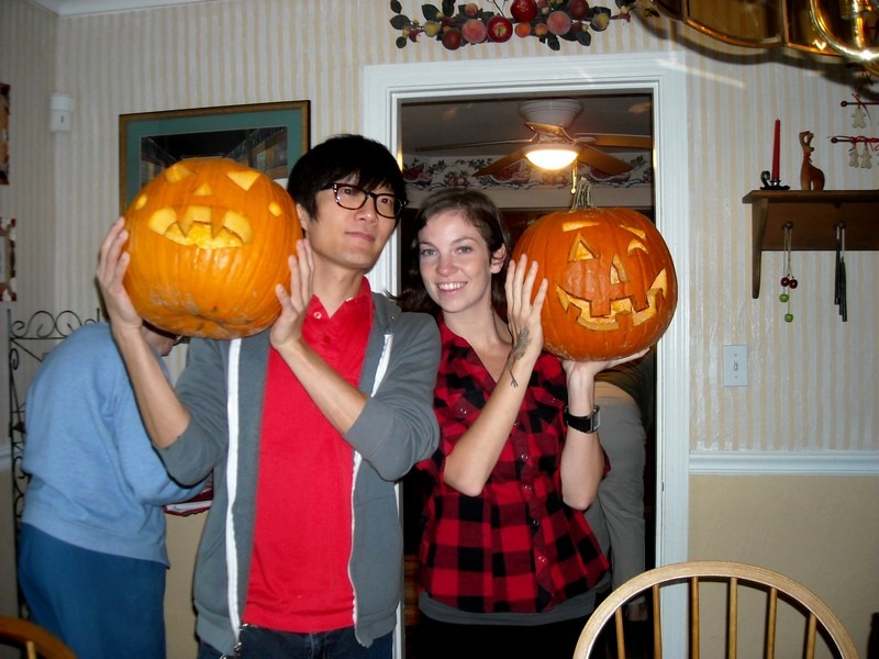 A Korean's first Halloween, Ohio, USA