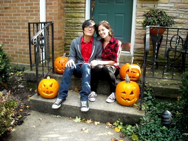 A Korean's first Halloween, Ohio, USA