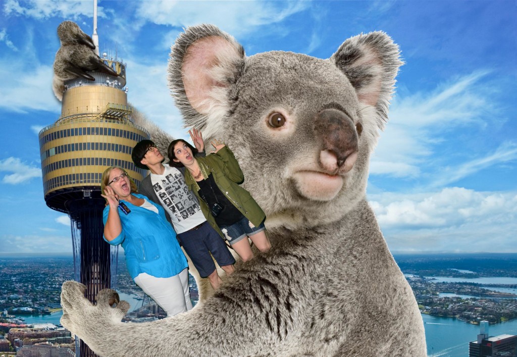 Sydney, Australia: Us and a Koala