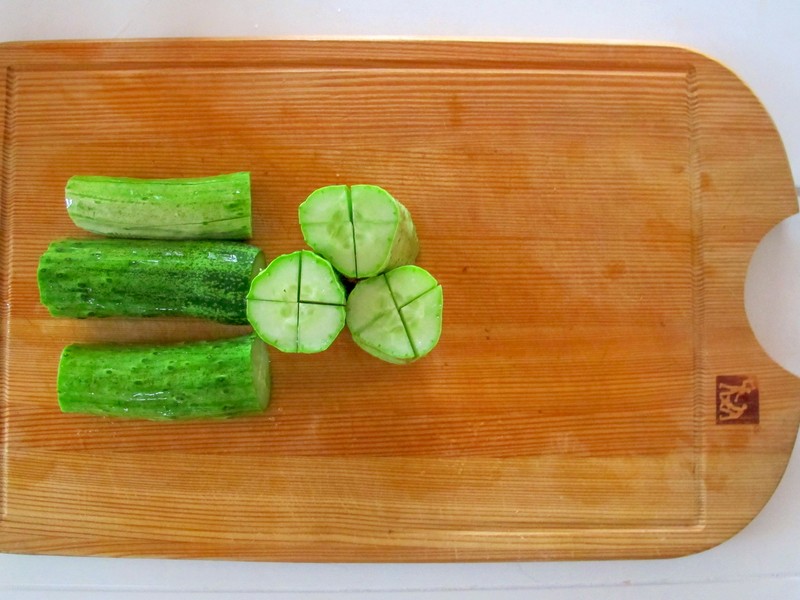 Spicy Stuffed Cucumber Side Dish (오이소박이) Recipe