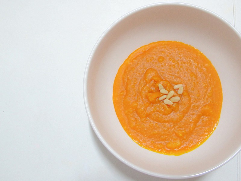 how to make Korean Pumpkin porridge, or hobak-juk (호박죽)