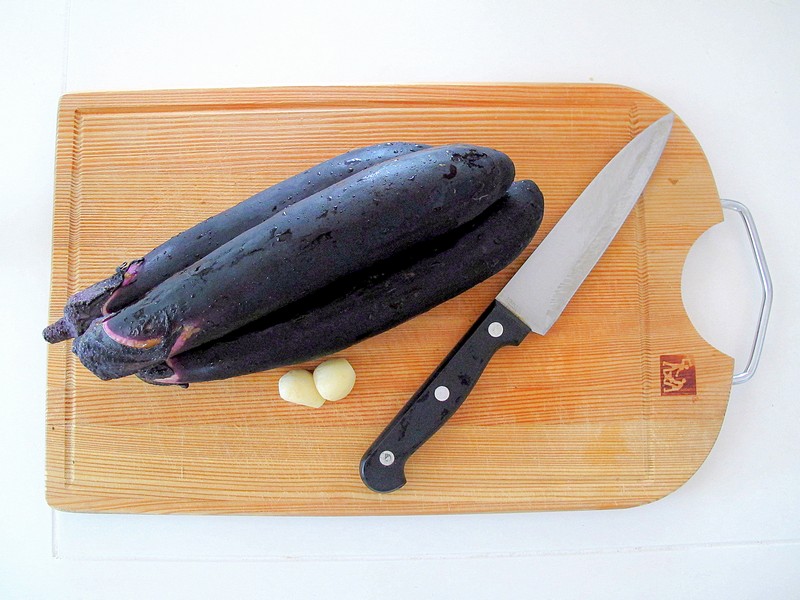 how to make Korean sesame eggplant (가지무침)