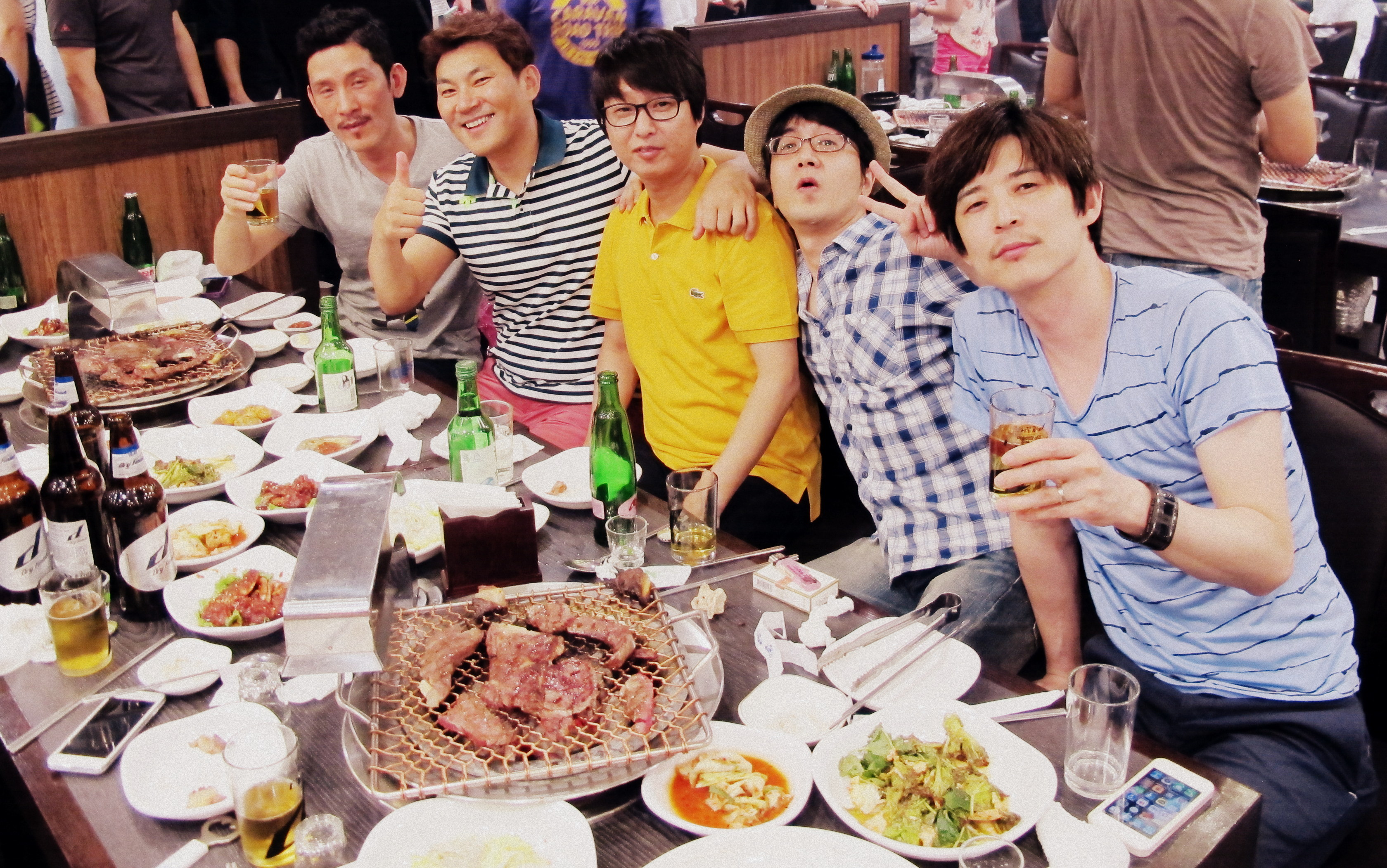 Five of the Six members of the music team on I Hear Your Voice
