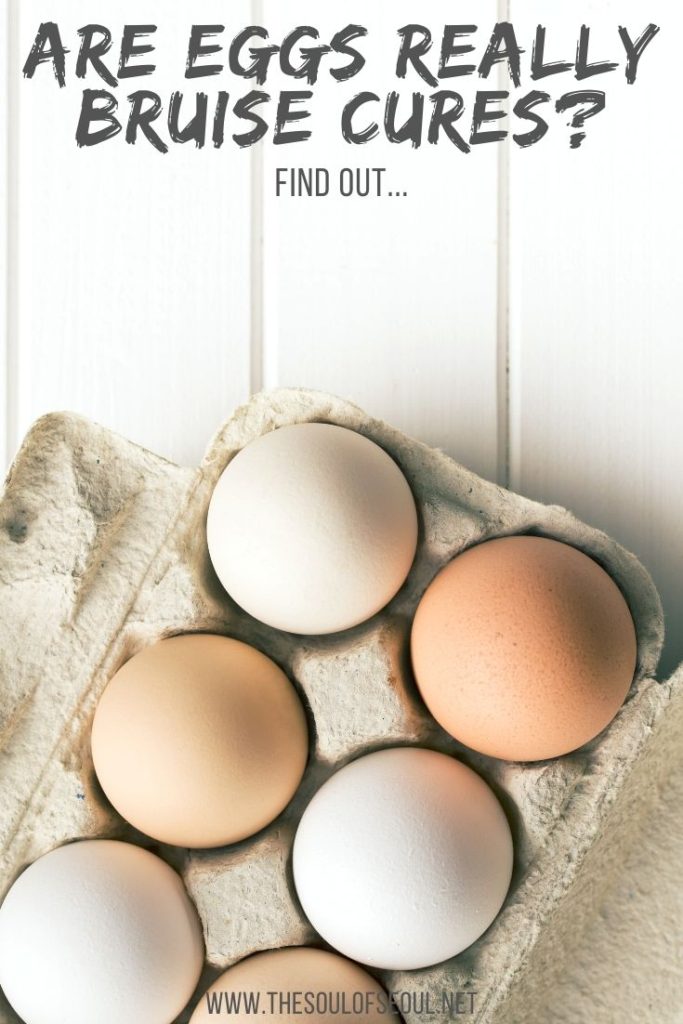 Bruise Cure = Egg?: How to cure a bruise with an egg. Directions for how to take care of a bruise with a hard boiled egg. Suck out the bruise with an egg. Hard boiled eggs can remove bruises.