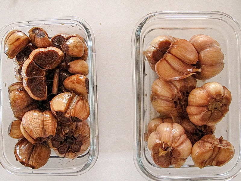 how to make Korean pickled garlic (마늘장아찌)