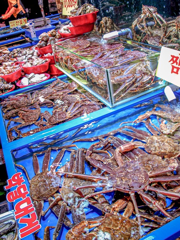 Korean food, Garak Market (가락시장), Songpa-gu, Seoul, Korea