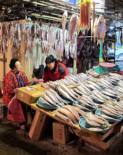 Jagalchi Fish Market, Busan, Korea