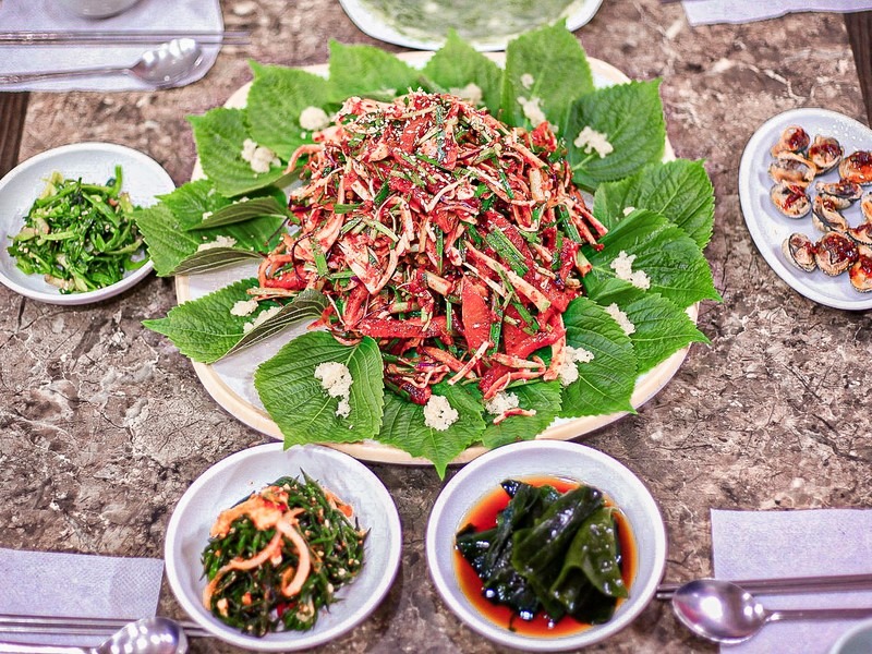 Korean food, Garak Market (가락시장), Songpa-gu, Seoul, Korea