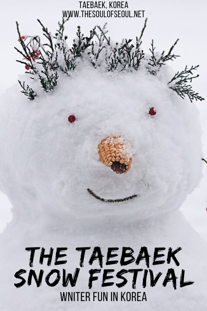 The Taebaek Snow Festival: Snowy Fun In Korea: Want to be guaranteed you'll see snow in Korea? Head to the Taebaek Snow Festival this winter in Korea for stunning views and fluffy fun.