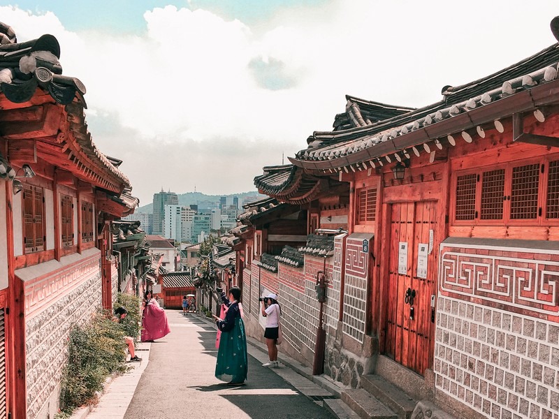 Bukchon Hanok Village, Seoul, Korea