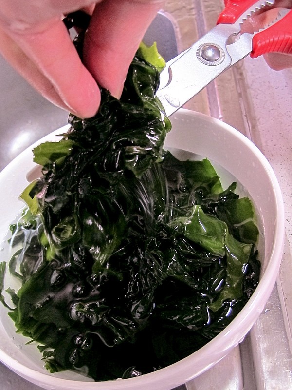 miyeok-guk (미역국), or seaweed soup