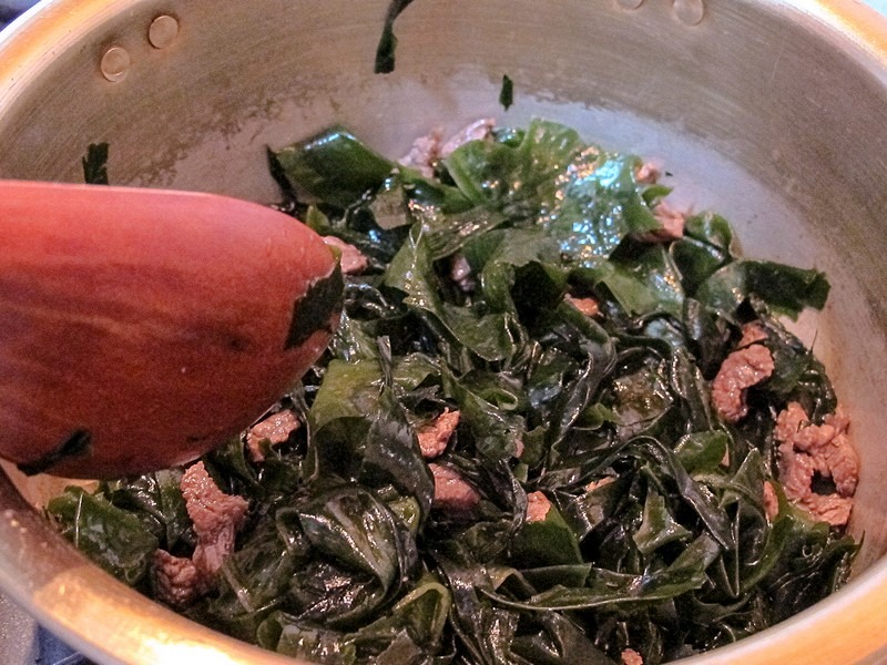 miyeok-guk (미역국), or seaweed soup