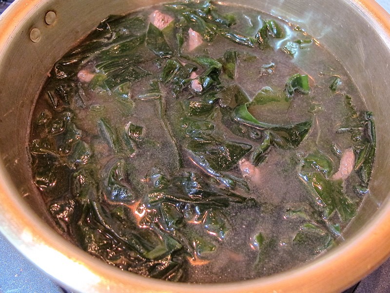 miyeok-guk (미역국), or seaweed soup