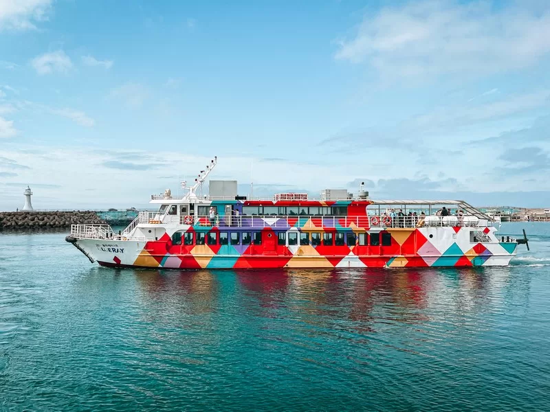 Gapa Island (가파도), Jeju-do, Korea; ferry
