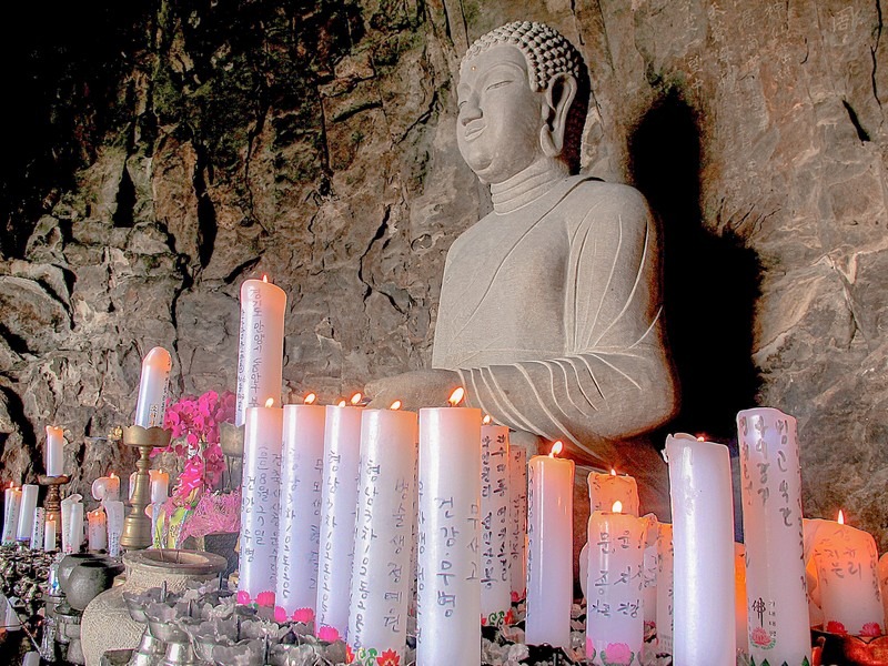 Sanbangsan Mountain (산방산), Jeju Island, Korea