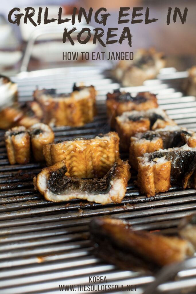 Korean Eating: The Summer Staple Called Jangeo: Don't forget to eat your eel this summer in Korea. Eel is a popular Korean delicacy that is grilled and even healthy. How to eat eel in Korea.