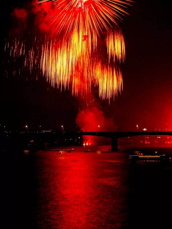 Seoul Fireworks Festival, Yeouido, Seoul, Korea