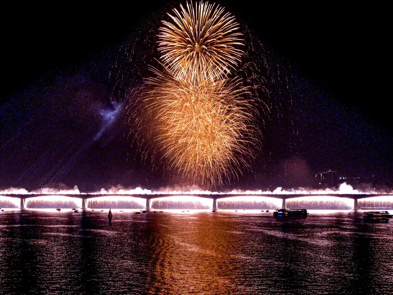 Seoul Fireworks Festival, Yeouido, Seoul, Korea