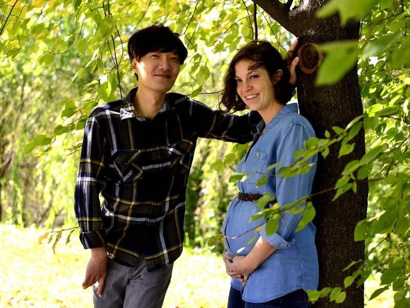 pregnant in Korea: Hallie Bradley & Jae-oo Jeong