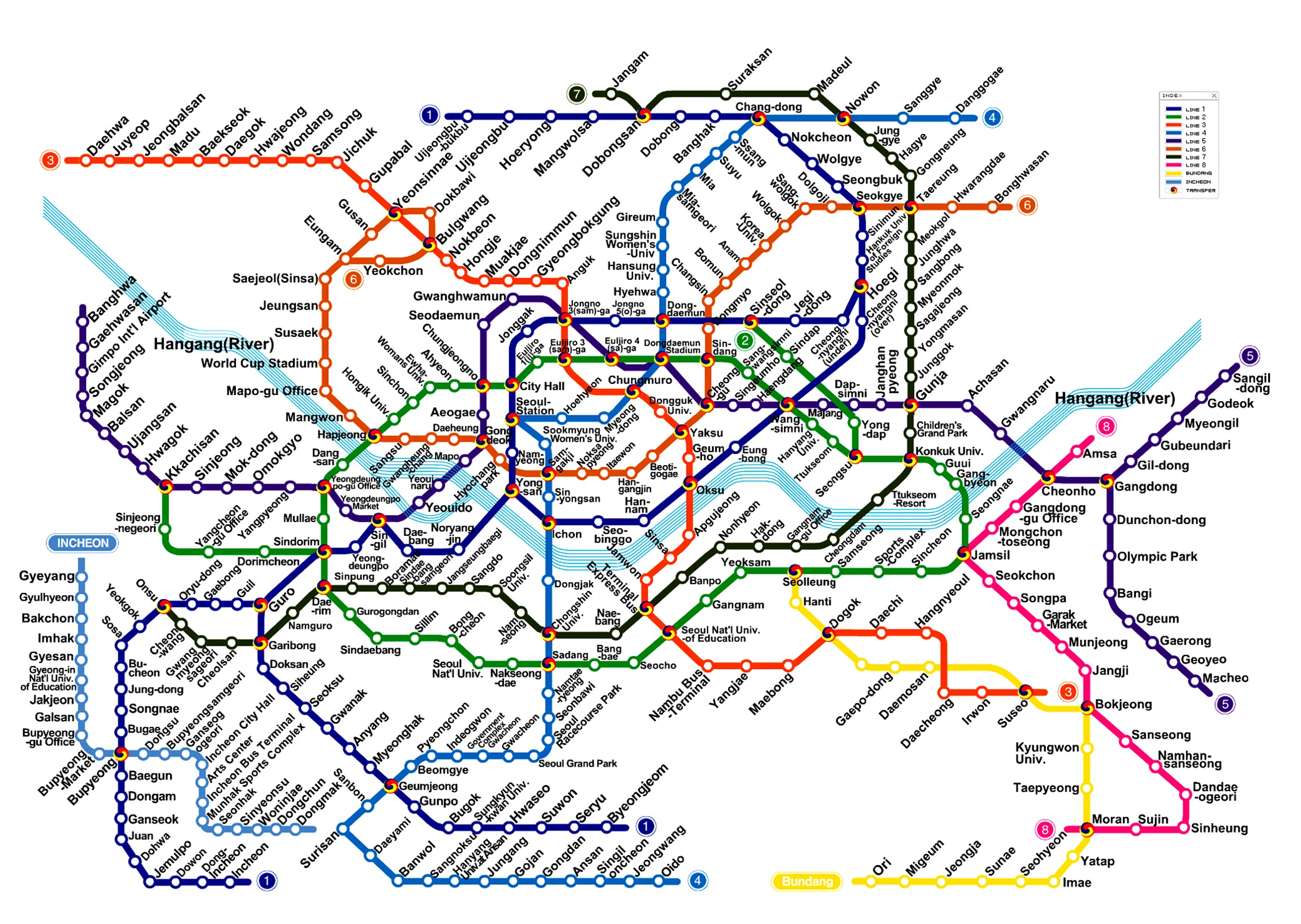 Seoul Subway Map | The Soul of Seoul