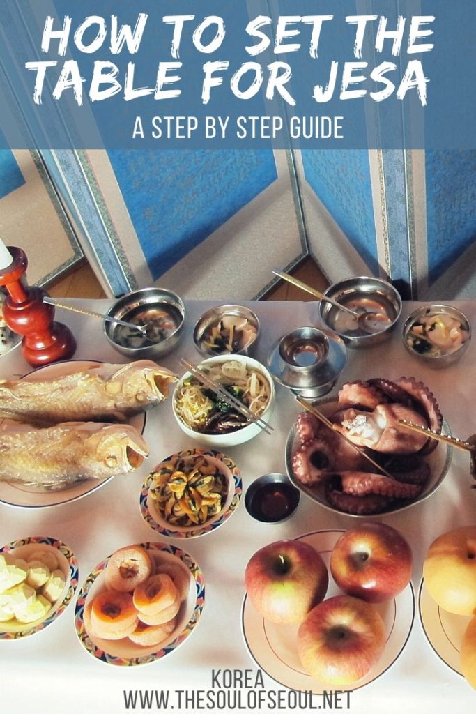 How To Set The Table For Jesa: Looking for a guide to set the table for jesa? This Korean ceremony is important on Seollal, Lunar New Year and Chuseok, Korean Thanksgiving but there are rules for how to prepare. Follow this step by step guide to setting the jesa table.