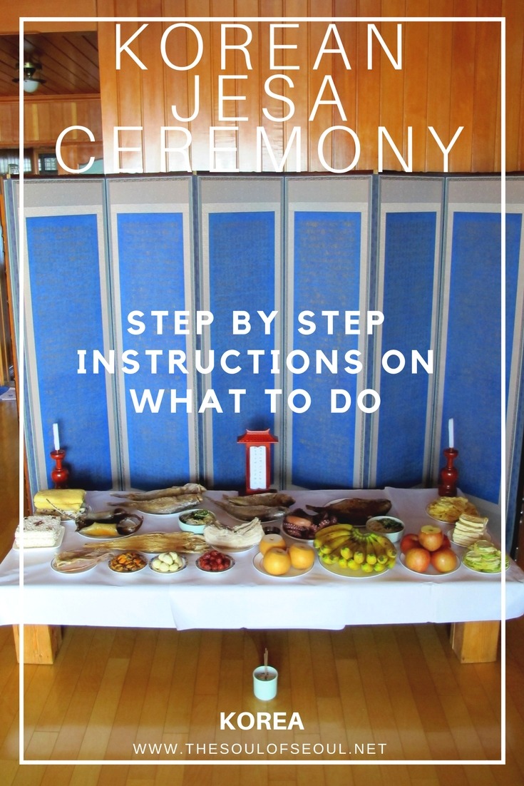 Korean Jesa Ceremony, Step By Step Instructions On What To Do, A Guide