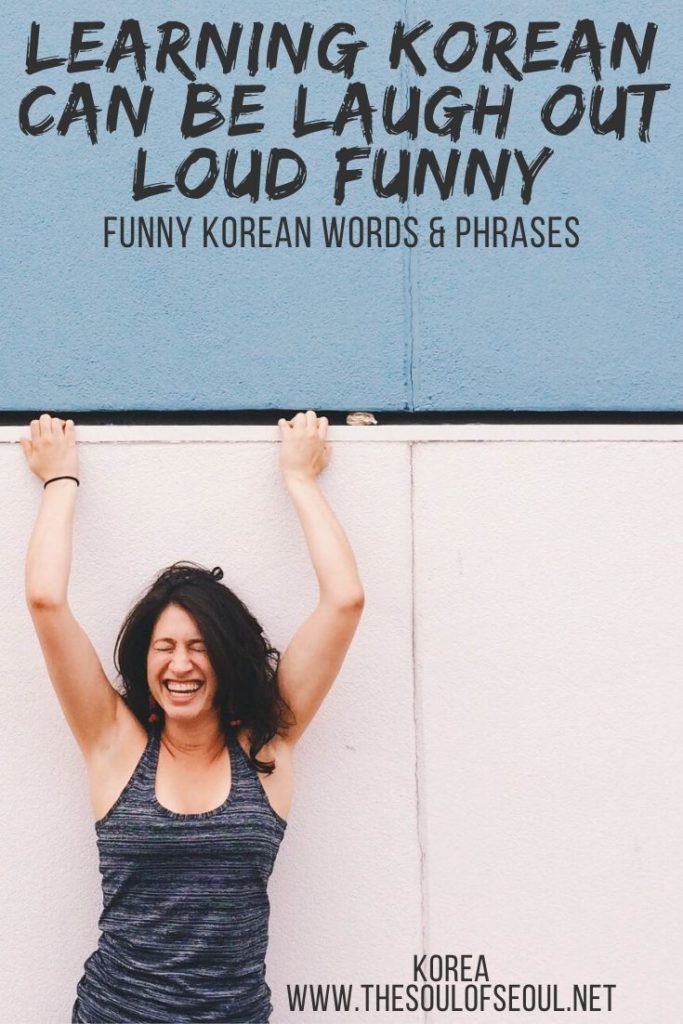 Learning Korean Can Be Laugh Out Loud Funny: Funny Korean Words & Phrases: Learning a new language can be funny. Here are three Korean phrases that will make you laugh out loud! Speaking Korean. Funny Korean words and sayings. Have fun while you're learning Korean!