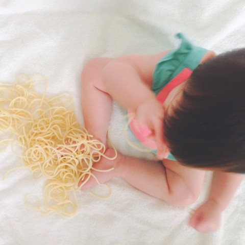 baby and pasta