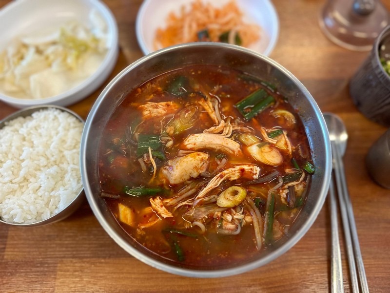 Dakgaejang, Korean spicy chicken stew