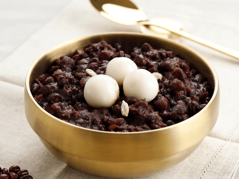 Dongji (동지), patjuk (팥죽), Korean red bean porridge