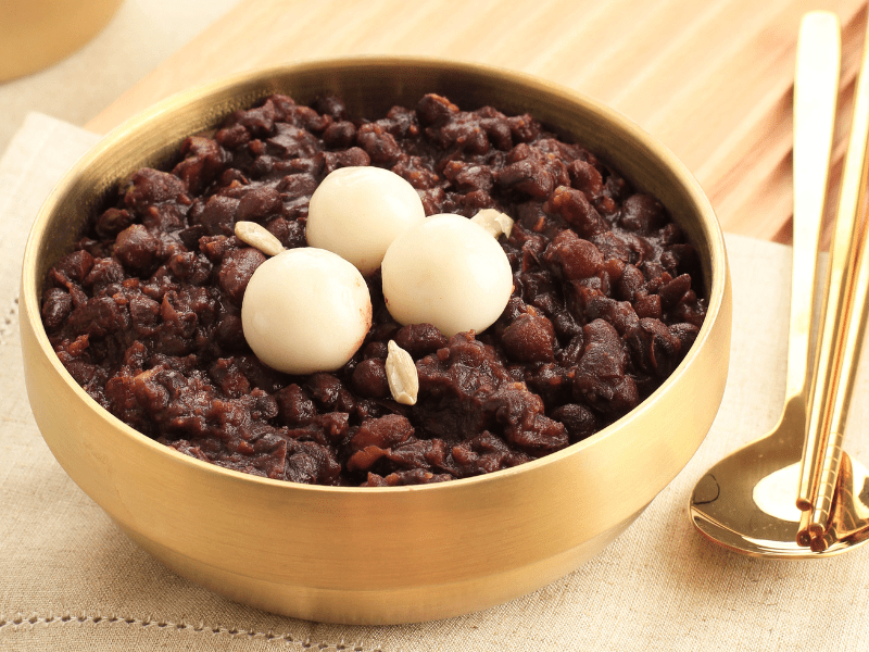 Dongji (동지), patjuk (팥죽), Korean red bean porridge