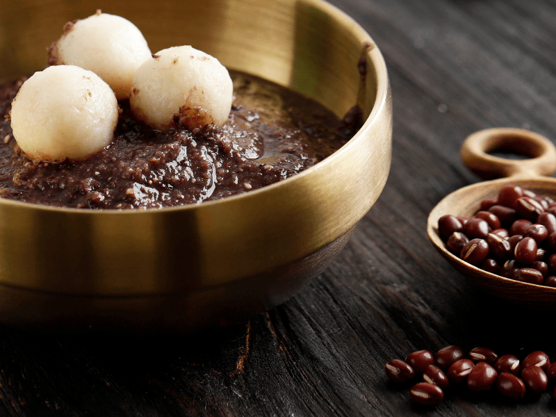 Dongji (동지), patjuk (팥죽), Korean red bean porridge