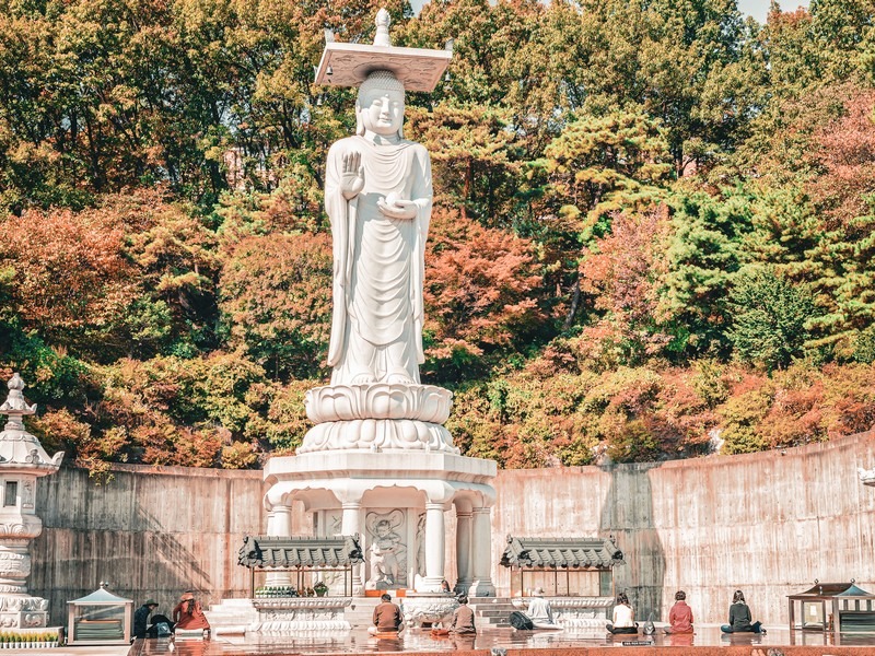 Bongeunsa Temple (봉은사), Gangnam, Seoul, Korea
