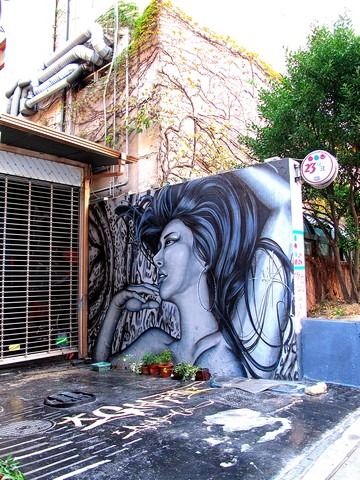 Street Art, Graffiti, Hongdae, Seoul, Korea