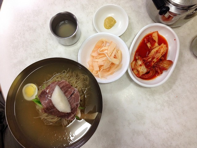 EulMilDae, North Korean Naengmyeon restaurant, Seoul, Korea