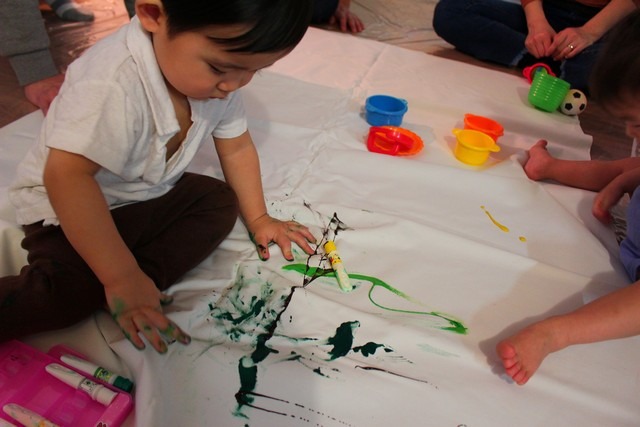 Art: Painting Experience with babies