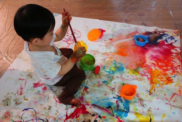 Painting With Babies