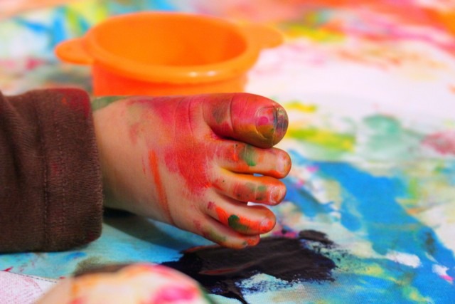 Art: Painting Experience with babies