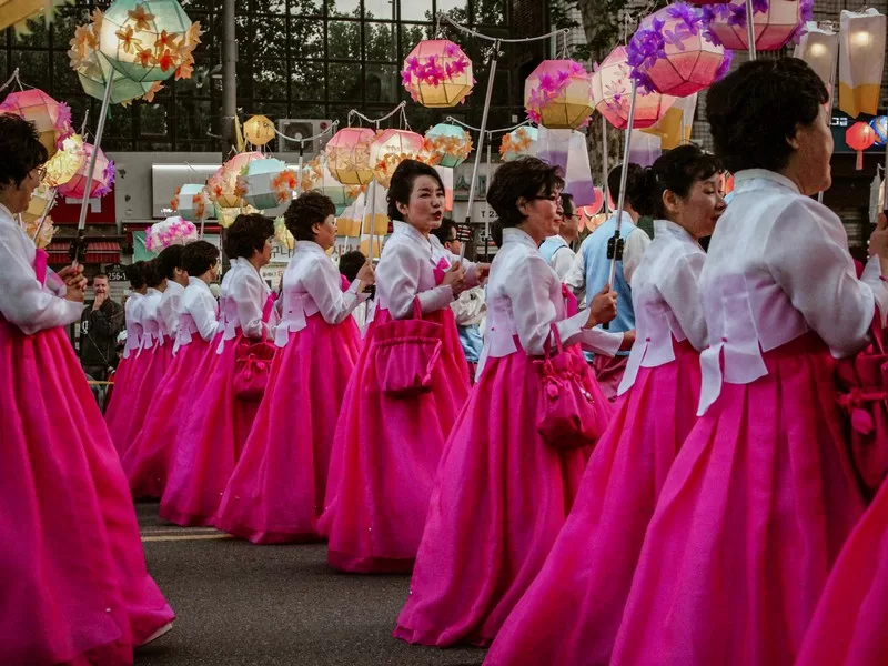 Lantern Parade (연등회), Lotus Lantern Festival, Seoul, Korea