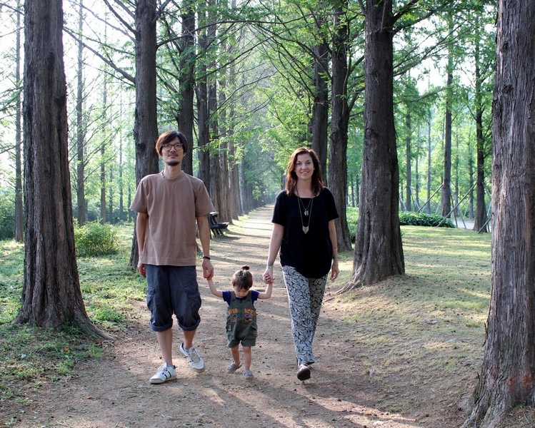 World Cup Park, Sky Park, Soeul, Korea: Meta-sequoia path