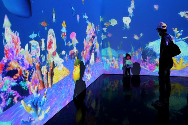 TeamLab World, Jamsil, Seoul, Korea: Interactive Art Museum