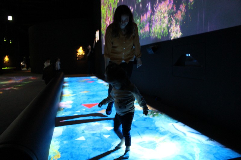 TeamLab World, Jamsil, Seoul, Korea: Interactive Art Museum